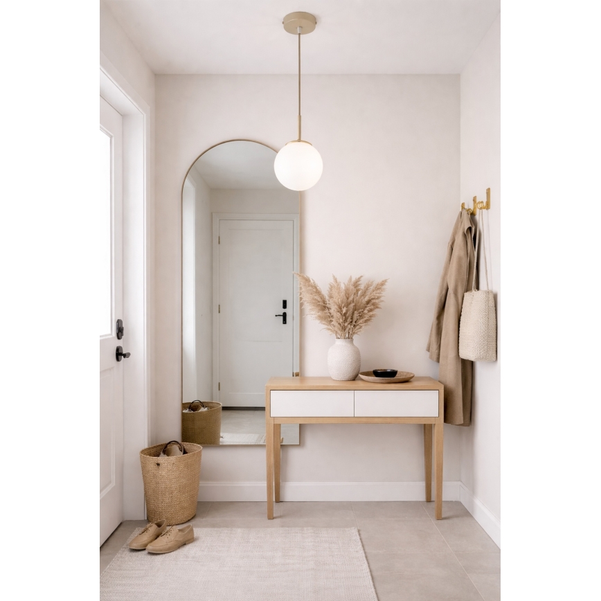 Brilagi - Suspension sur câble MILO ECRU 1xE27/60W/230V beige/doré
