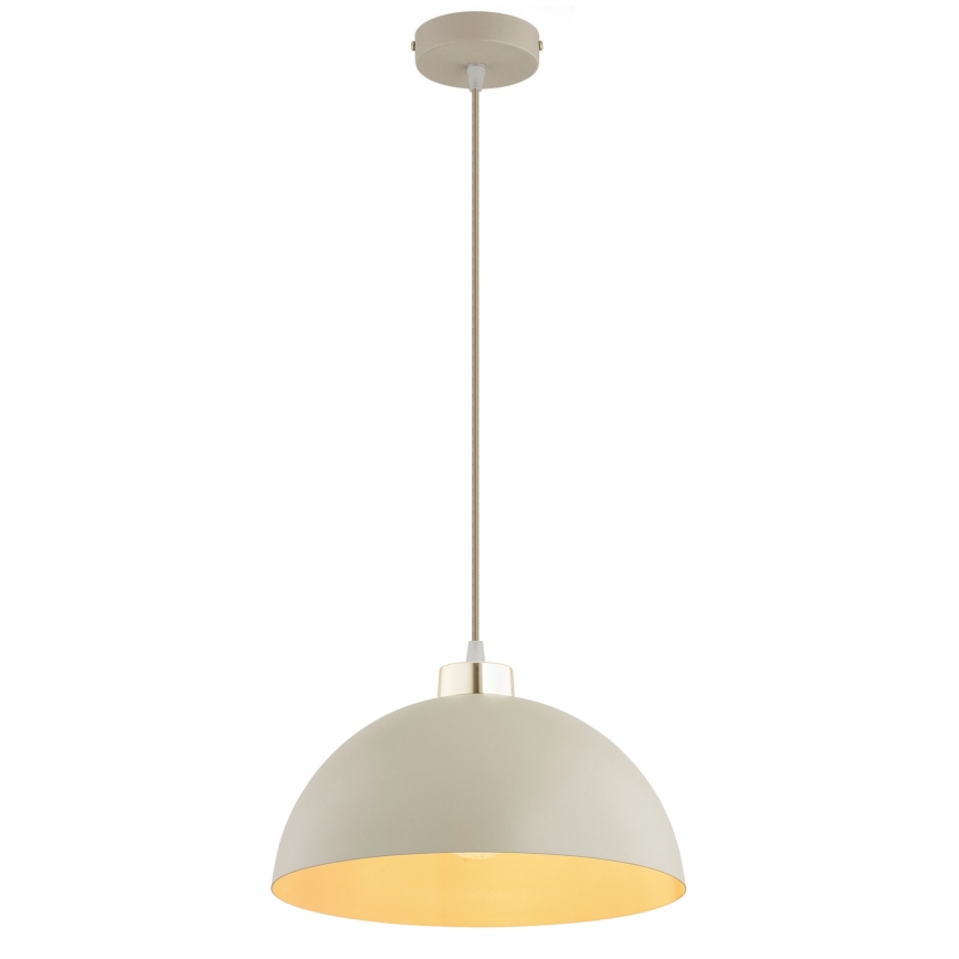 Brilagi - Suspension sur câble MOON 1xE27/60W/230V Ø 30 cm beige/doré
