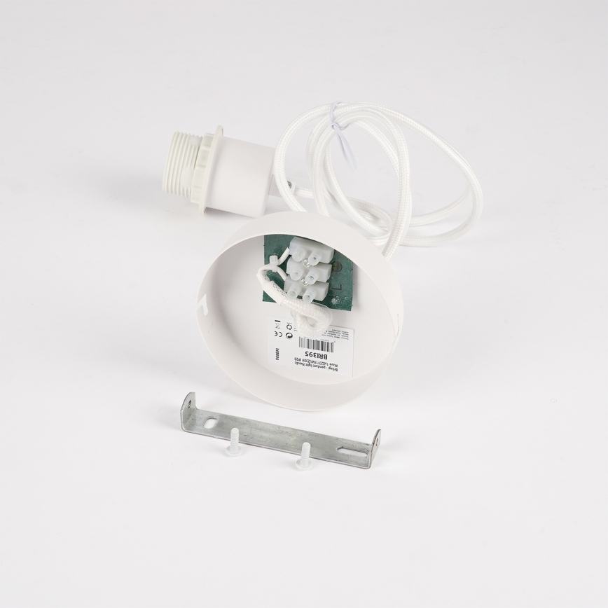 Brilagi - Suspension sur câble NORDIC WAVE 1xE27/15W/230V Ø 32 cm lin/blanc