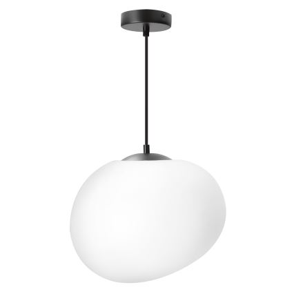 BRILAGI - Suspension sur câble PEBBLES 1xE27/40W/230V Ø 30 cm noire