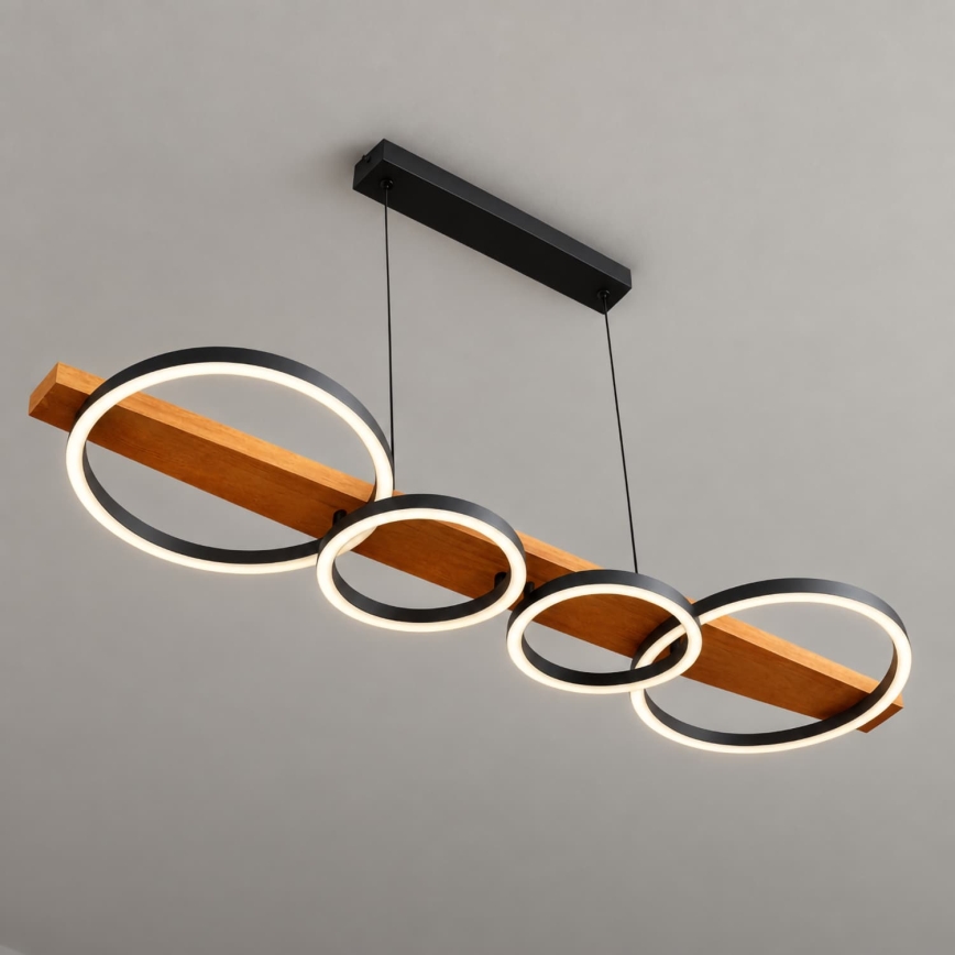 BRILAGI - Suspension sur câble PLANK LED/35W/230V 4000K 30x100 cm bois