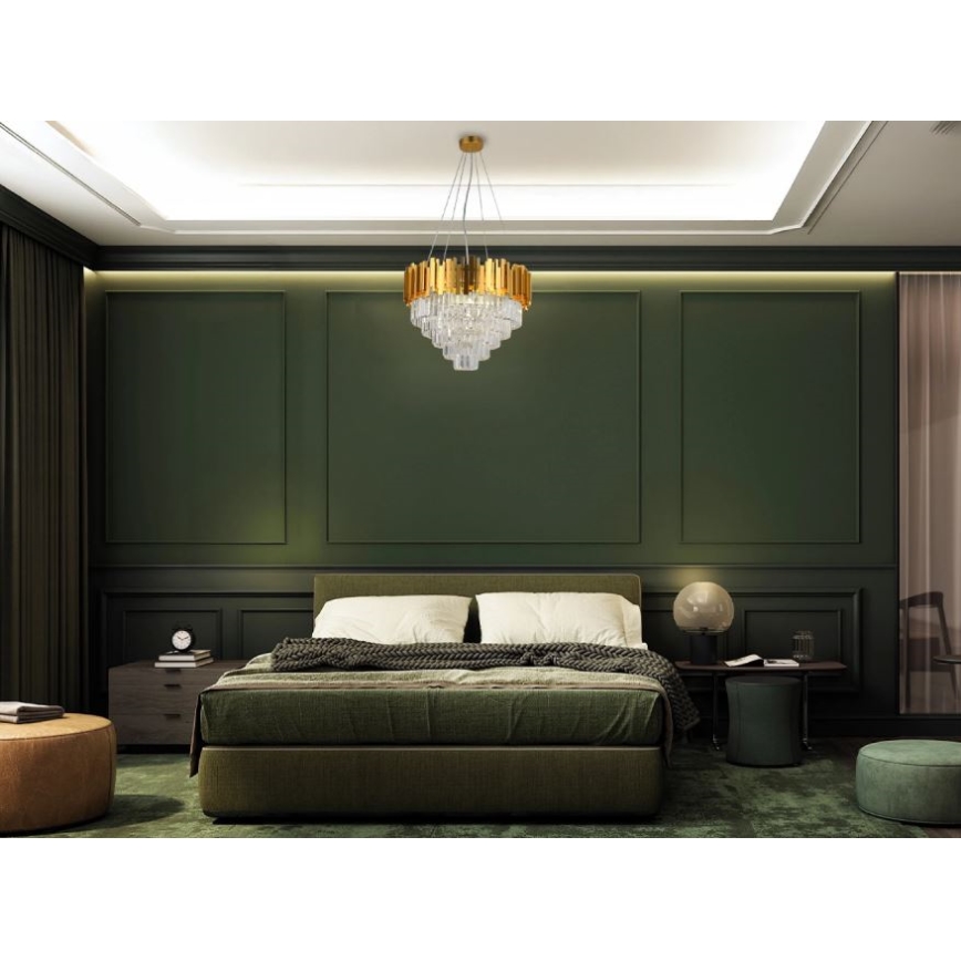 Brilagi - Suspension sur câble PLAZA 9xE14/40W/230V