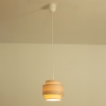 Brilagi - Suspension sur câble RESNA 1xE27/60W/230V Ø 20 cm beige