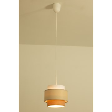 Brilagi - Suspension sur câble RESNA 1xE27/60W/230V Ø 20 cm crème/beige