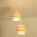 Brilagi - Suspension sur câble RESNA 2xE27/60W/230V Ø 30 cm beige