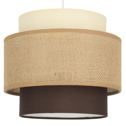 Brilagi - Suspension sur câble RESNA 3xE27/60W/230V Ø 45 cm beige/noir