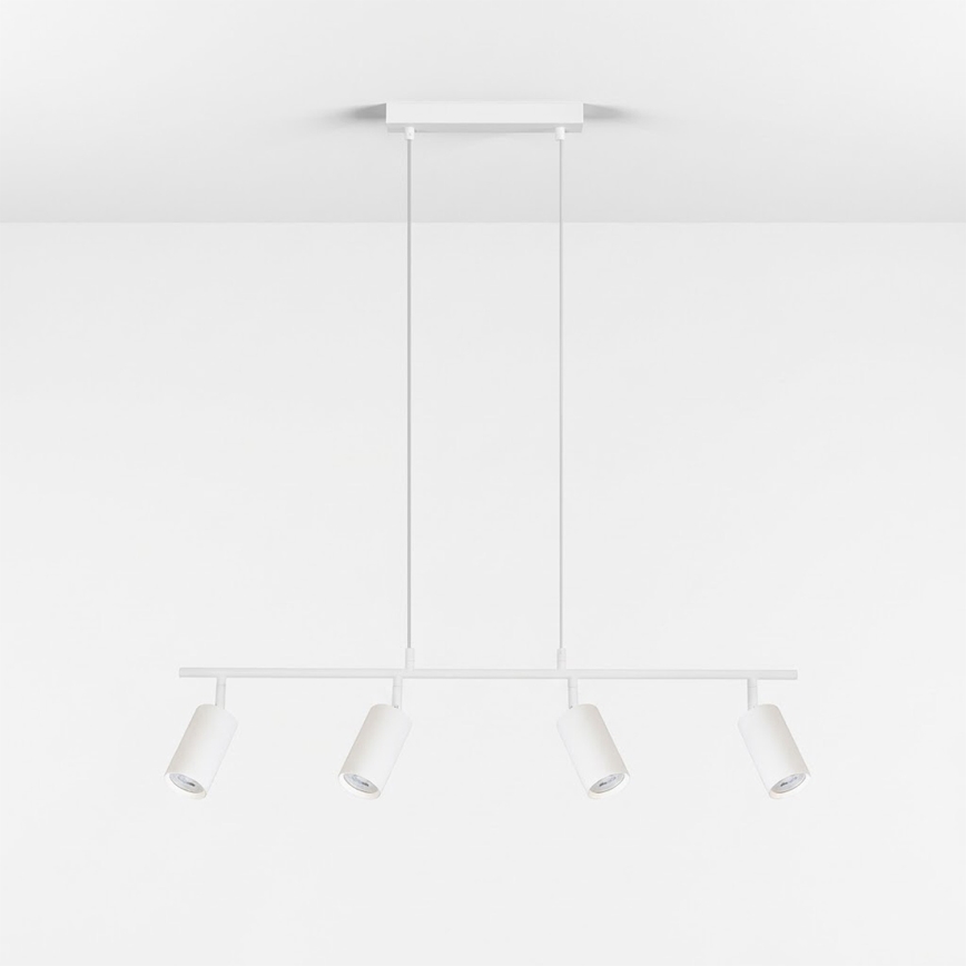 Brilagi - Suspension sur câble SELE 4xGU10/30W/230V blanche