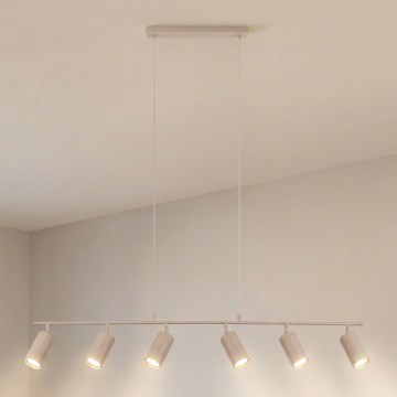 Brilagi - Suspension sur câble SELE 6xGU10/30W/230V beige