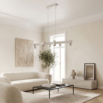 Brilagi - Suspension sur câble SELE 6xGU10/30W/230V blanche
