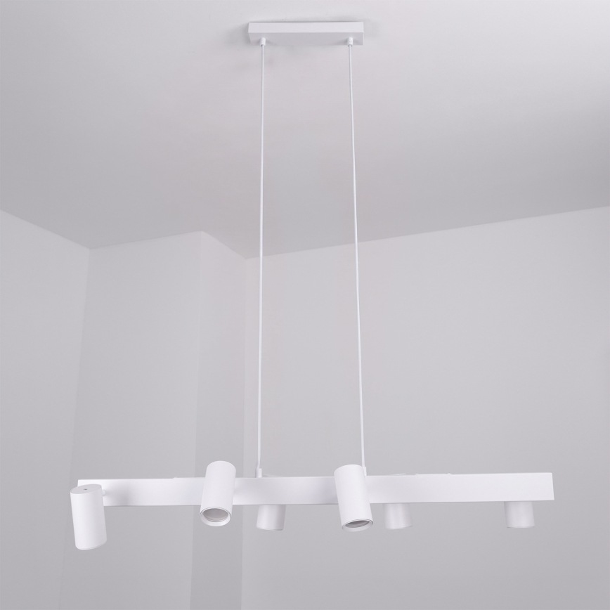 Brilagi - Suspension sur câble SELE 6xGU10/30W/230V blanche