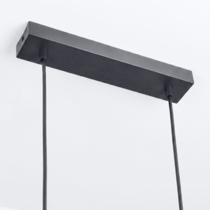 Brilagi - Suspension sur câble SELE 6xGU10/30W/230V noire