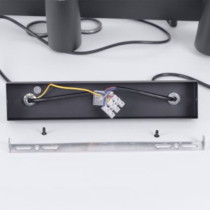 Brilagi - Suspension sur câble SELE 6xGU10/30W/230V noire