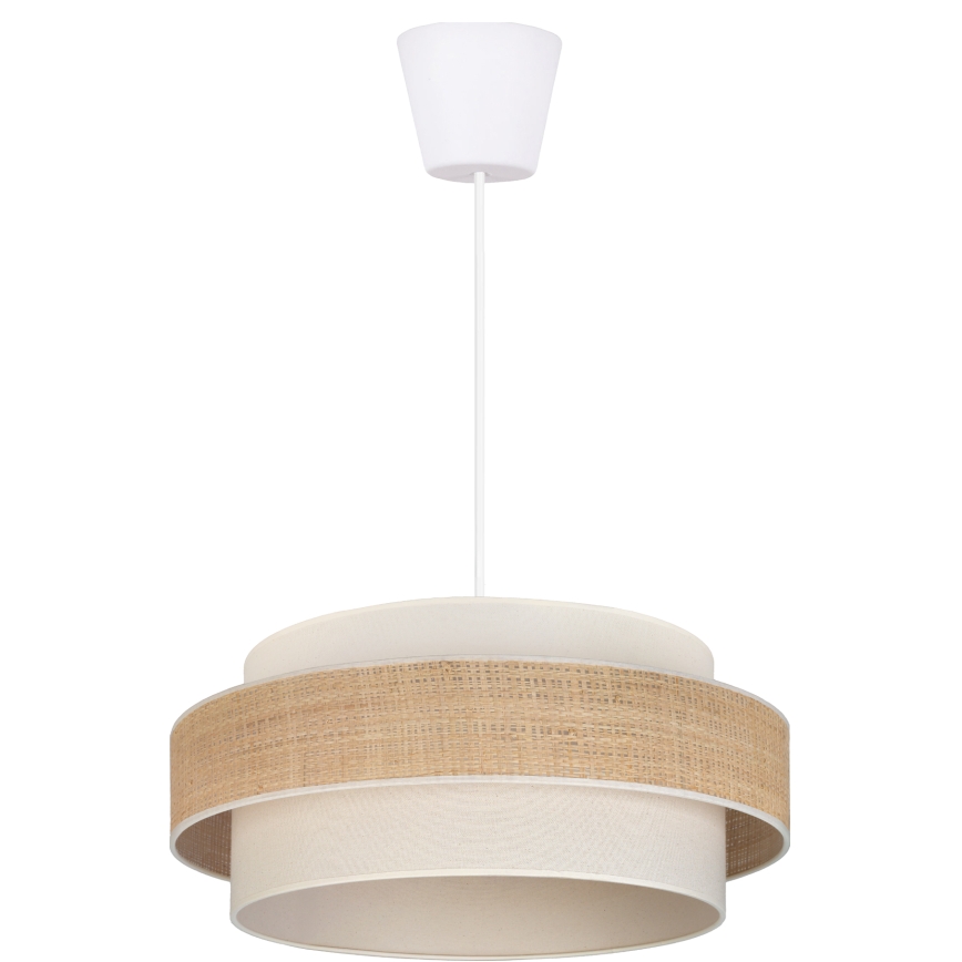 Brilagi - Suspension sur câble SPACE 1xE27/60W/230V Ø 40 cm beige/crème