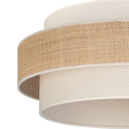 Brilagi - Suspension sur câble SPACE 1xE27/60W/230V Ø 40 cm beige/crème