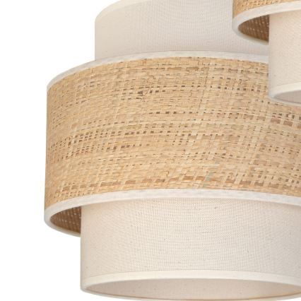 Brilagi - Suspension sur câble SPACE 3x E27/60 W/230 V, Ø 40 cm, beige/crème