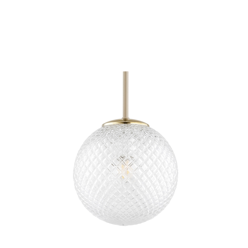 Brilagi - Suspension sur câble STELLA 1xE27/60W/230V Ø 18 cm beige/doré