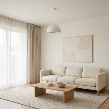 Brilagi - Suspension sur câble WABI SABI 1xE27/40W/230V Ø 32 cm blanche