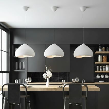 Brilagi - Suspension sur câble WABI SABI 1xE27/40W/230V Ø 32 cm blanche