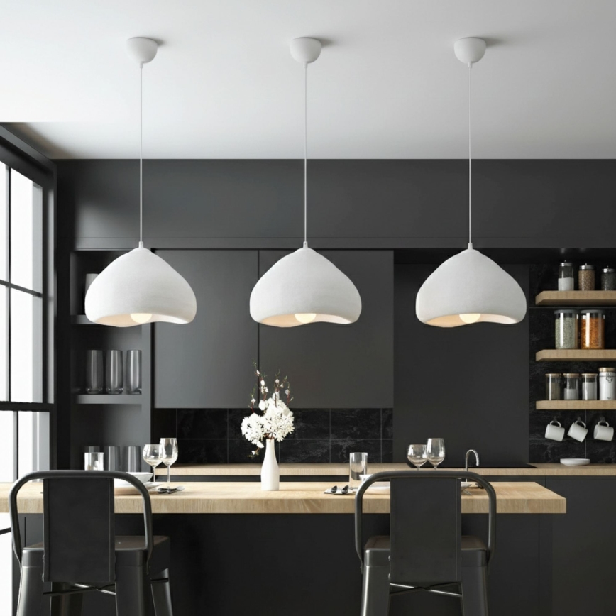 Brilagi - Suspension sur câble WABI SABI 1xE27/40W/230V Ø 32 cm blanche