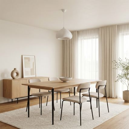 Brilagi - Suspension sur câble WABI SABI 1xE27/40W/230V Ø 32 cm blanche