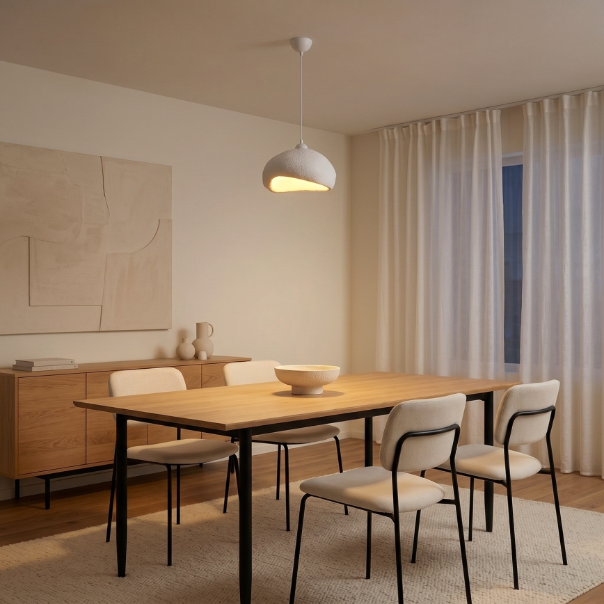 Brilagi - Suspension sur câble WABI SABI 1xE27/40W/230V Ø 32 cm blanche