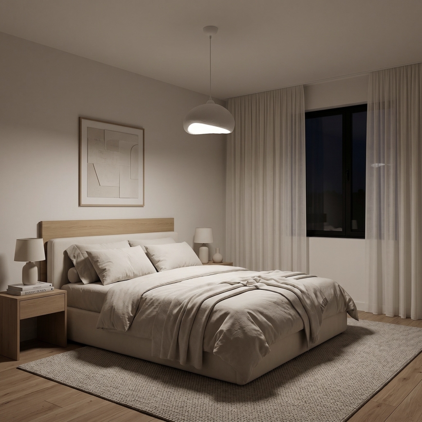 Brilagi - Suspension sur câble WABI SABI 1xE27/40W/230V Ø 32 cm blanche