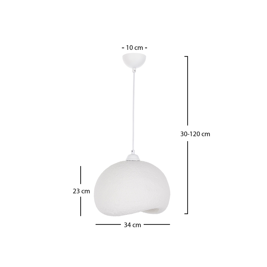 Brilagi - Suspension sur câble WABI SABI 1xE27/40W/230V Ø 34 cm blanche