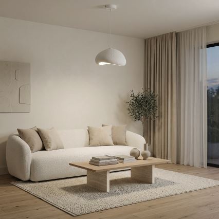 Brilagi - Suspension sur câble WABI SABI 1xE27/40W/230V Ø 35 cm blanche