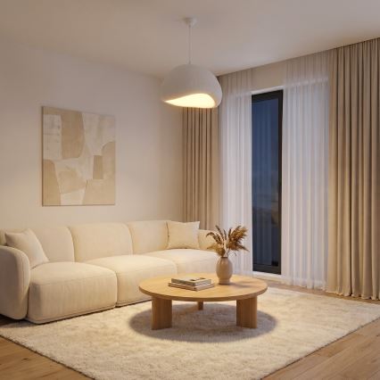 Brilagi - Suspension sur câble WABI SABI 1xE27/40W/230V Ø 50 cm blanche