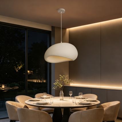 BRILAGI - Suspension sur câble WABI SABI 1xE27/60W/230V Ø 50 cm blanc