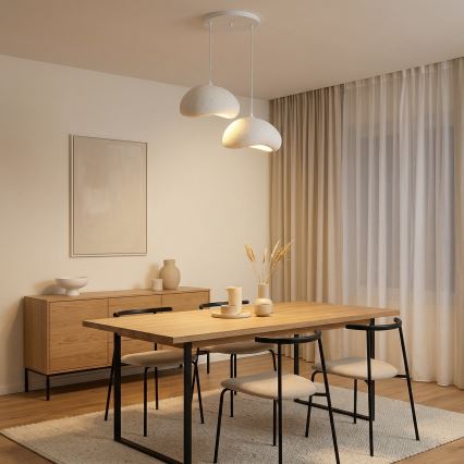 Brilagi - Suspension sur câble WABI SABI 2xE27/40W/230V blanche