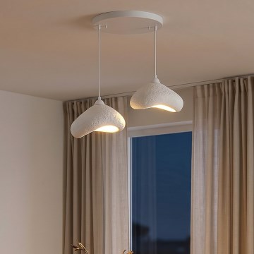 Brilagi - Suspension sur câble WABI SABI 2xE27/40W/230V Ø 45 cm blanche