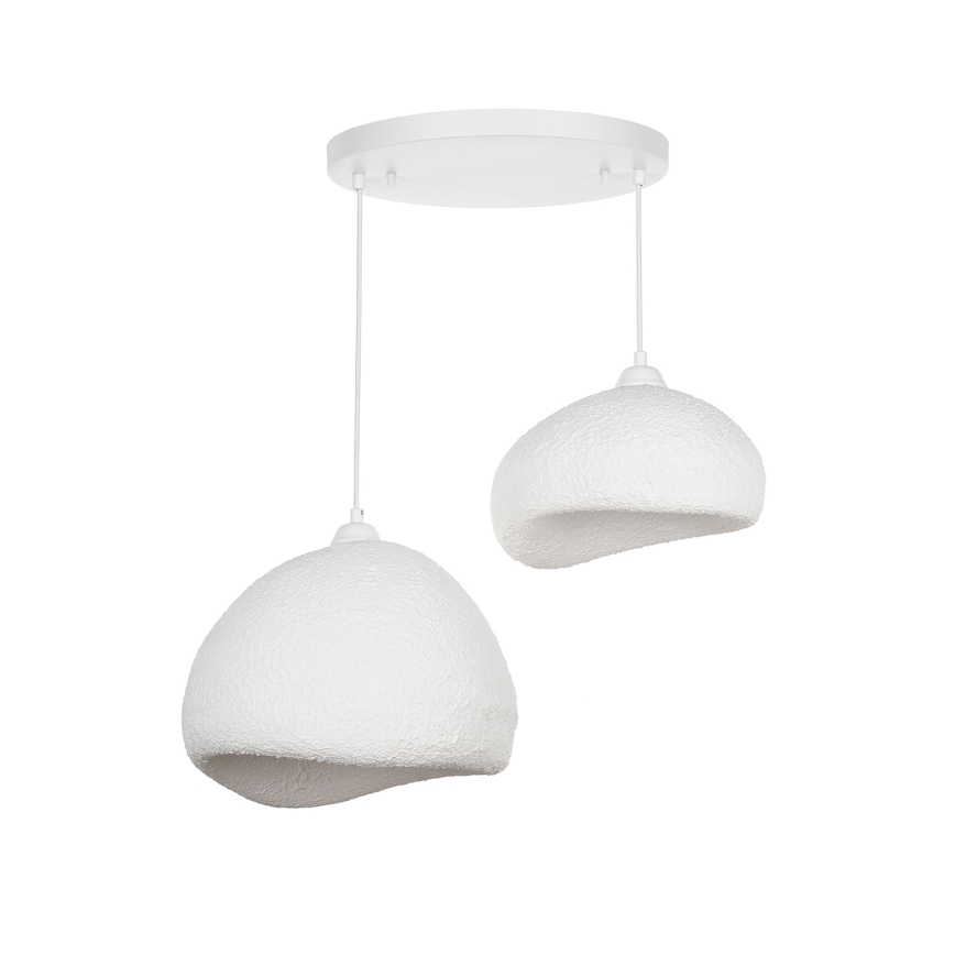 Brilagi - Suspension sur câble WABI SABI 2xE27/40W/230V Ø 70 cm blanche