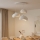 Brilagi - Suspension sur câble WABI SABI 3xE27/40W/230V Ø 60 cm blanche