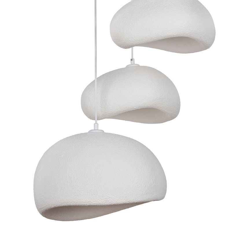 Brilagi - Suspension sur câble WABI SABI 3xE27/40W/230V, Ø 76 cm, blanche