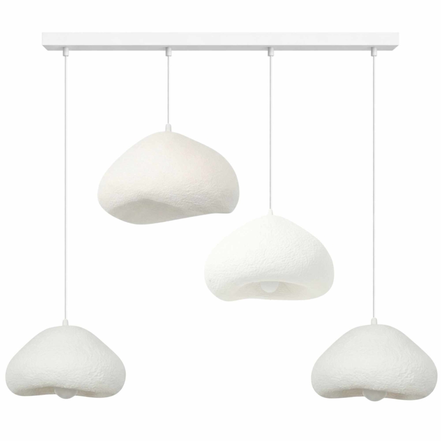 Brilagi - Suspension sur câble WABI SABI 4xE27/40W/230V blanche