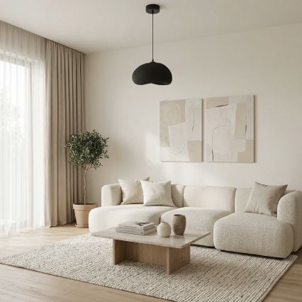 Brilagi - Suspension sur cordon WABI SABI 1xE27/40W/230V noire