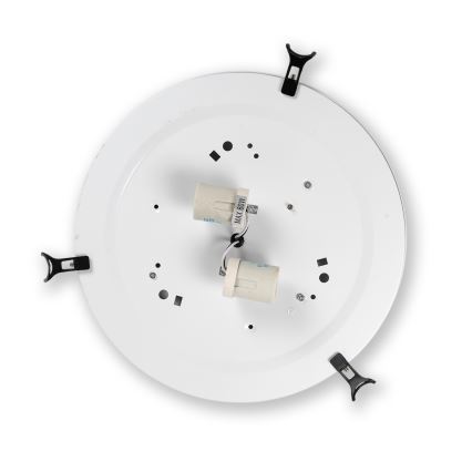 Brilagi - Tiffany-Buntglas-Deckenleuchte IVORY 2xE27/60W/230V Ø 40 cm