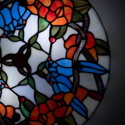 Brilagi - Tiffany-Buntglas-Deckenleuchte JUNGLE 3xE27/60W/230V Ø 40 cm