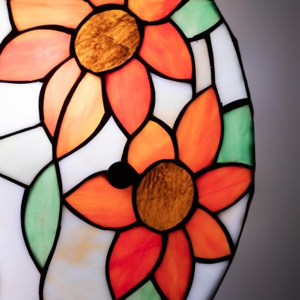 BRILAGI - Tiffany Buntglas-Deckenleuchte SUNFLOWER 2xE27/60W/230V Ø 40 cm