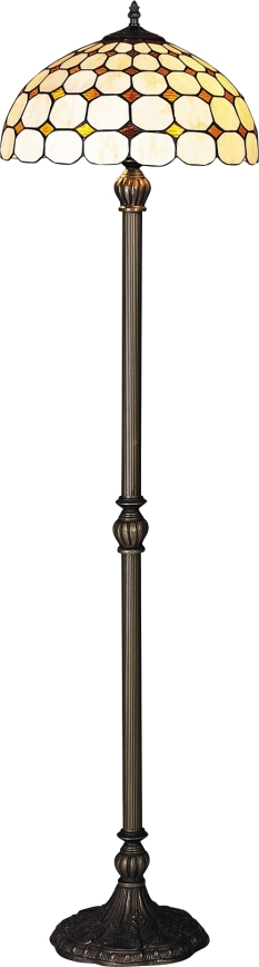 Brilagi - Tiffany-Buntglas-Stehleuchte DORAN 2xE27/60W/230V