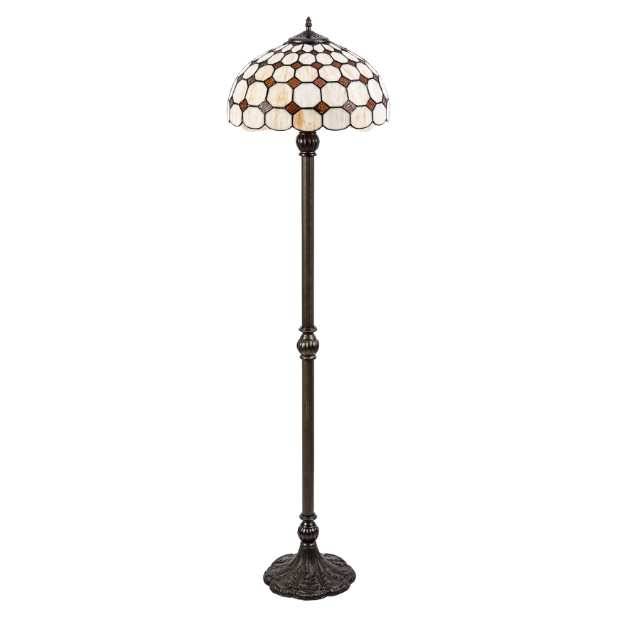 Brilagi - Tiffany-Buntglas-Stehleuchte DORAN 2xE27/60W/230V