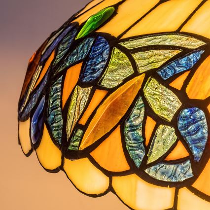 Brilagi - Tiffany-Buntglas-Stehleuchte LUISA 2xE27/60W/230V