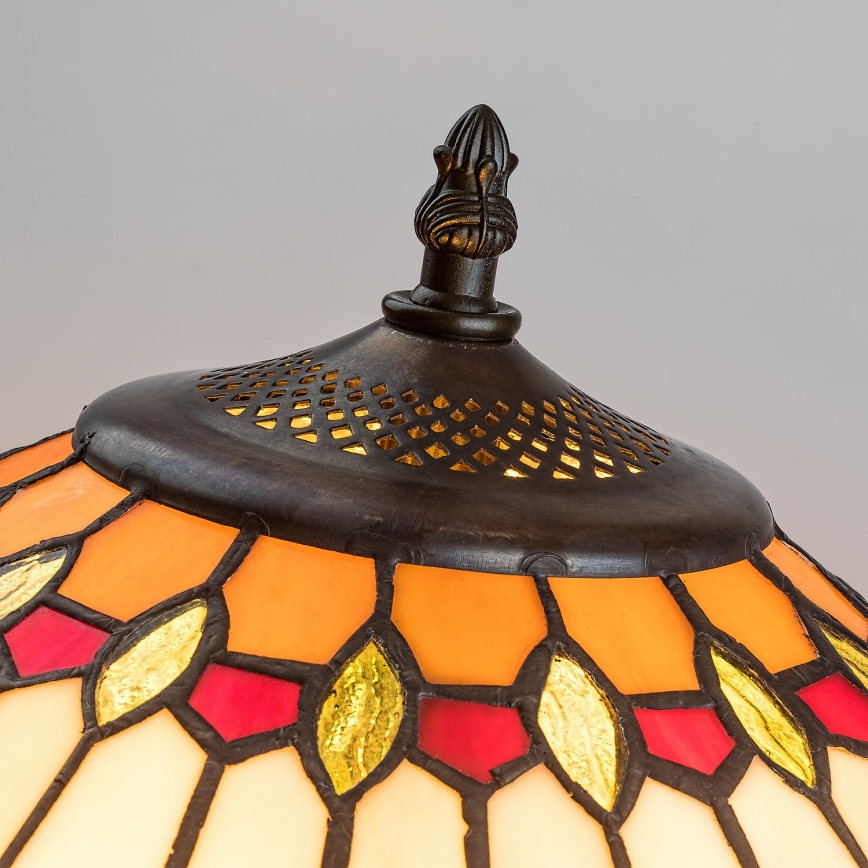 Brilagi - Tiffany-Buntglas-Stehleuchte LUISA 2xE27/60W/230V