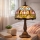 Brilagi - Tiffany-Buntglas-Tischlampe LORAS 1xE14/40W/230V