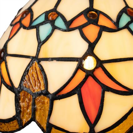Brilagi - Tiffany-Buntglas-Wandleuchte MIRABELLA 1xE14/40W/230V