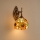 Brilagi - Tiffany-Buntglas-Wandleuchte SUNFLOWER 1xE14/40W/230V