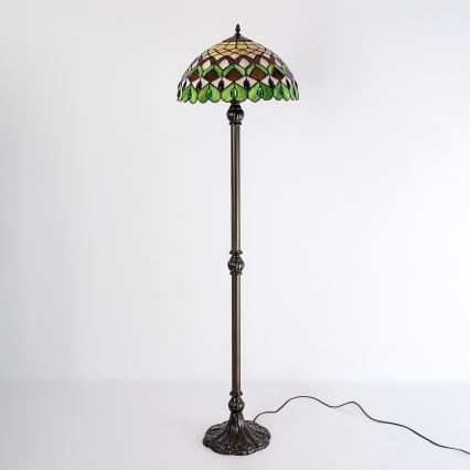 Brilagi - Tiffany-Stehleuchte MARGARET 2xE27/60W/230V