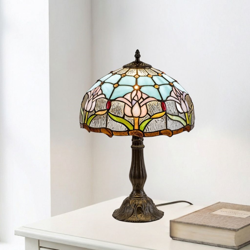Brilagi - Tiffany-Tischlampe LORAS 1xE27/40W/230V