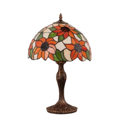 Brilagi - Tiffany-Tischlampe SUNFLOWER 1xE27/60W/230V